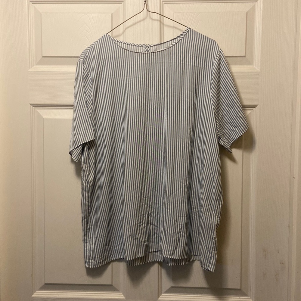 Women’s Blue Striped Top